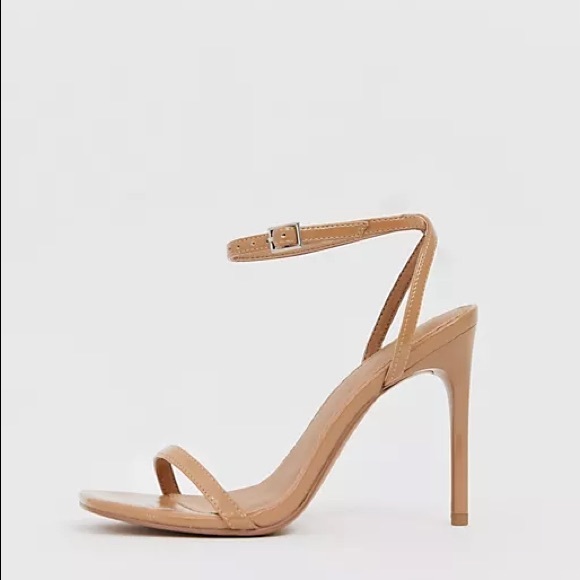 ASOS Tan Strappy Dress Sandals - Size 8 - Picture 4 of 11